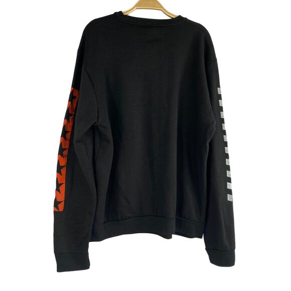 Ford Race Car Sweatshirt Cobra Jet Men XL Black Crewneck Grunge Graphic Print - Picture 2 of 8